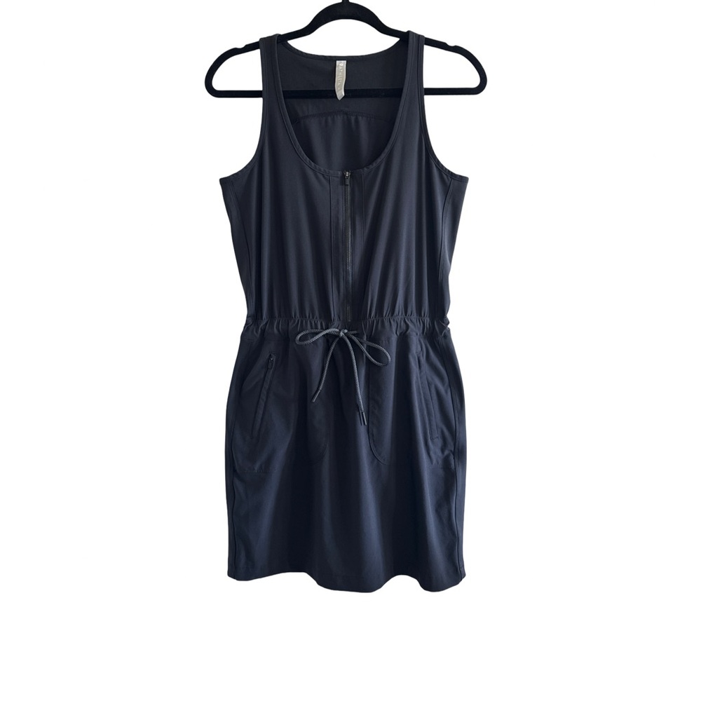 ATHLETA Women's Black Expedition 1/2 Half Zip Skort Dress Size 0 Style # 446859‎